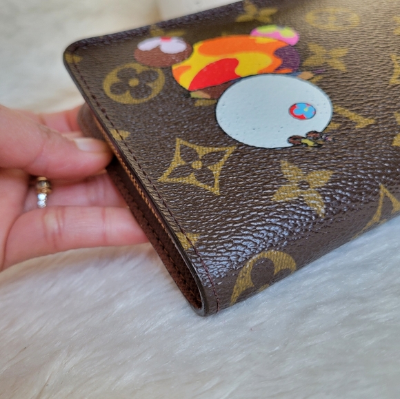 💕LIMITED Edition LOUIS VUITTON Panda Porte-monnaie Zip Wallet Monogram - Picture 5 of 16